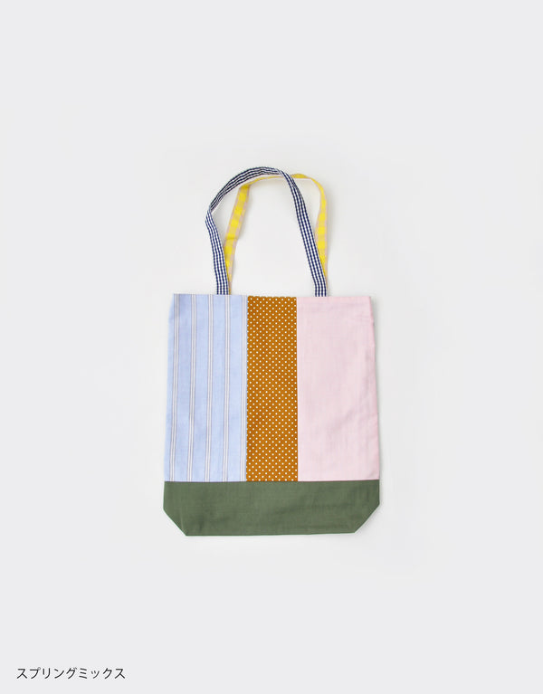 パッチワークシャツトート